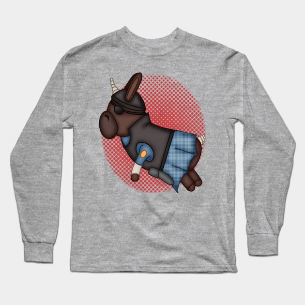 BLU Demo Balloonicorn Long Sleeve T-Shirt by Blackmoonrose13